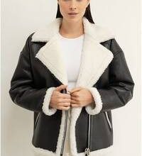 Kadın koyun postu montlar Aleph