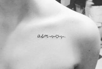 Anarşi işaretli dövme