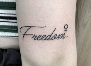 Özgürlüğü simgeleyen dövme