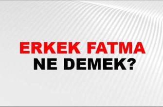 Erkek fatma stilinin özellikleri