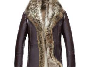 Keçiden yapılmış koyun derisi palto