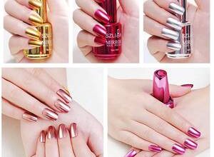 Pembe ve altın manikür: özellikler ve modern fikirler