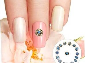 Pembe ve turkuaz manikür: fikirler ve tasarım seçenekleri