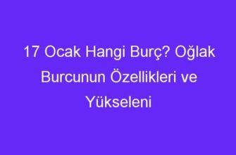 At yılında doğan Oğlak burcu kadınının özellikleri